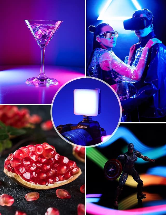 Thumbnail 6 de ULANZI VL49 Pro RGB Videoleuchte mit 2500-mAh-Akku, Magnet-Adsorption und 20 Lichteffekten