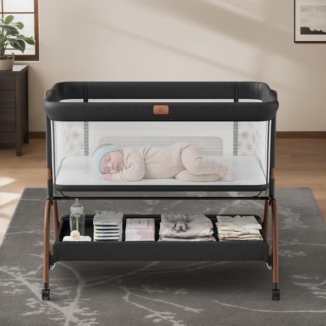 Thumbnail 6 de Baby Bassinet Bedside Crib 3-in-1 Bassinet