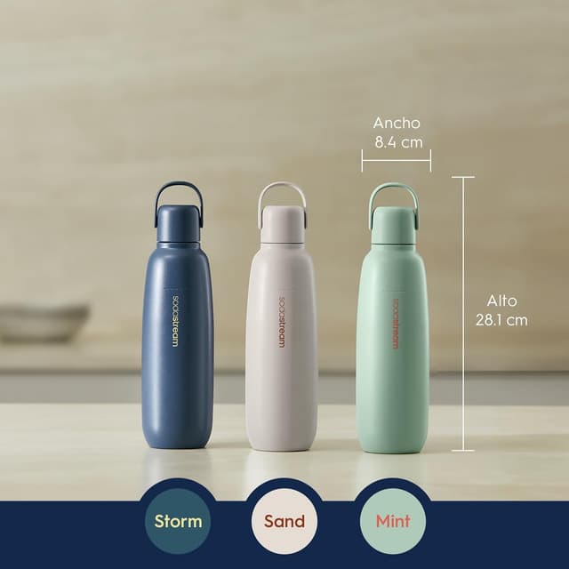 Thumbnail 9 de SodaStream fizz&go Stainless Steel - Botella de 900 ml