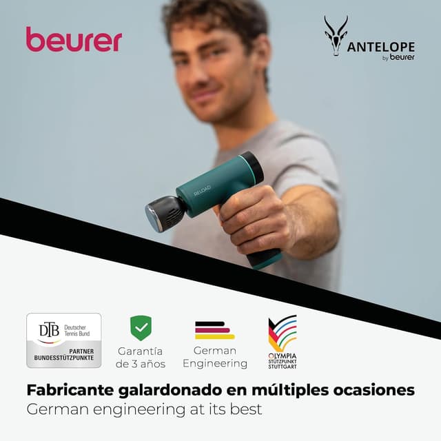 Thumbnail 6 de Antelope by Beurer RELOAD pistola de masaje 3000 rpm