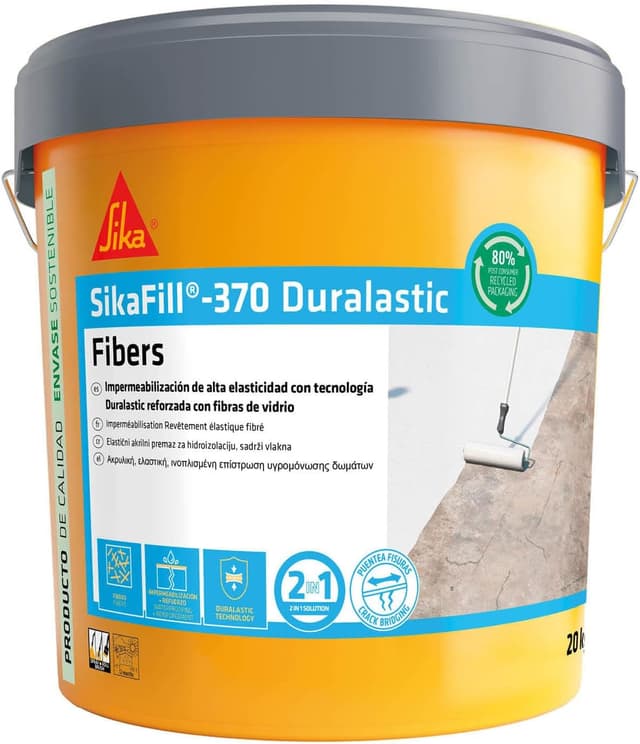 Imagen de SIKA SikaFill 370 Fibers Pintura Acrílica Impermeable Blanco 🏠 en OfertitasTOP