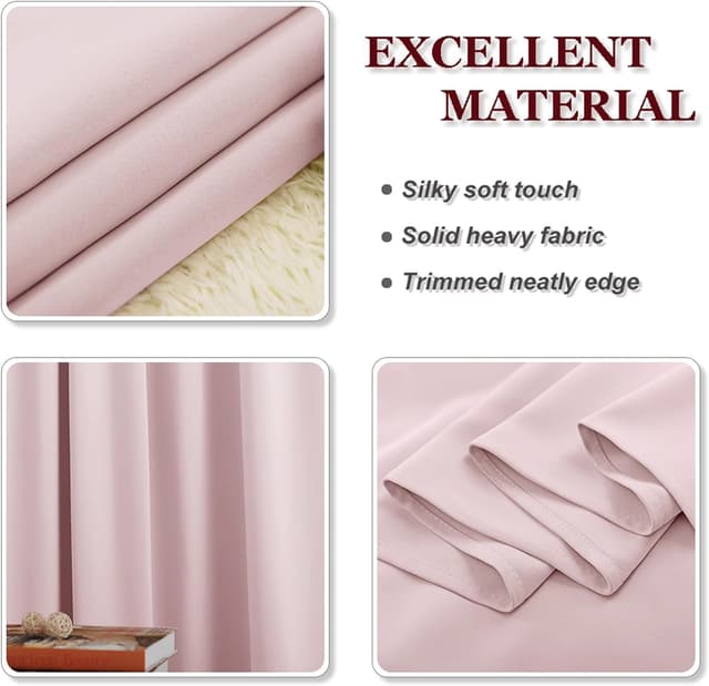 Thumbnail 6 de PONY DANCE Pink Eyelet Curtains 66×84 in