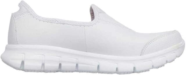 Detalle 2 de Skechers Women’s Sure Track Health Care Professional Shoe in White (UK 5, medium)
