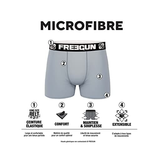 Thumbnail 1 de FREEGUN Fgop/1/Bm/Pk5 Boxer negro M (pack 5) 👕