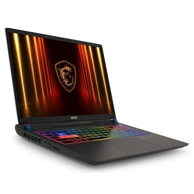 Detalle de MSI Vector 16 HX AI 16" portátil para IA y diseño