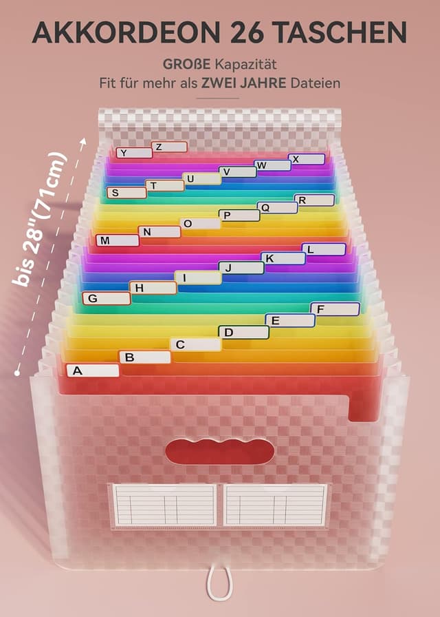 Thumbnail 1 de ABC life Dokumentenmappe A4 26 Fächer