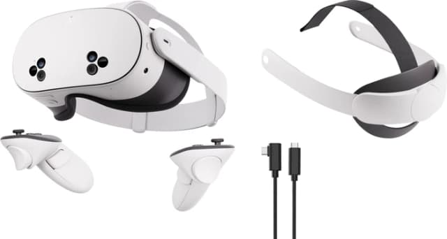 Thumbnail 18 de Meta Quest 3S 128 GB + BlueBuilt PC Link-Kabel + Elite Strap (inkl. Touch Plus Controller)