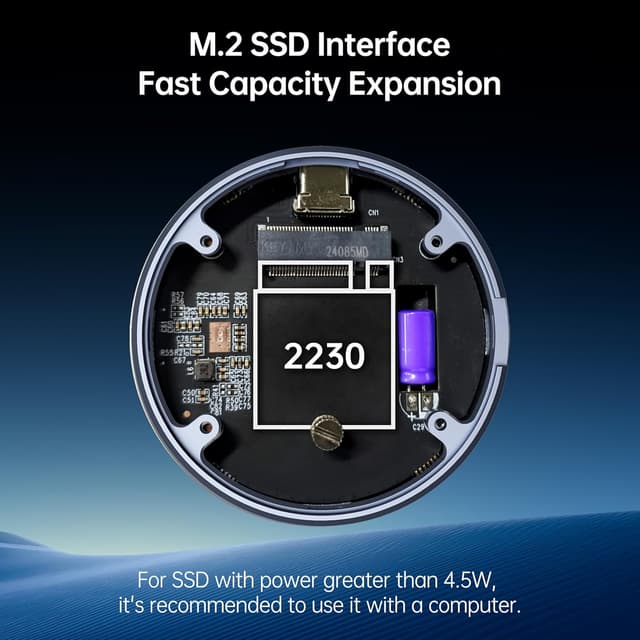 Thumbnail 2 de BENFEI Carcasa magnética SSD M.2 NVMe ⚡ para iPhone 15 Max