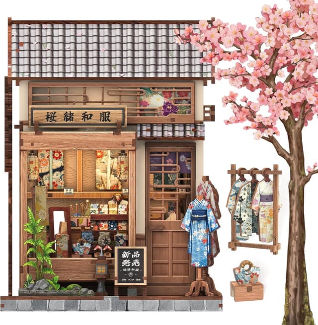 Detalle de Cutefun Book Nook Japan Japanese book nook