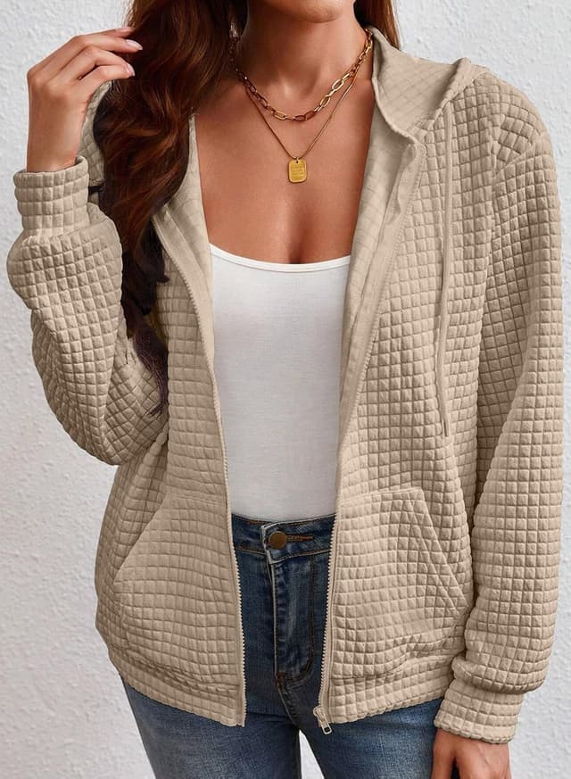 Thumbnail 3 de SHEWIN Zip Up Oversized Hoodie