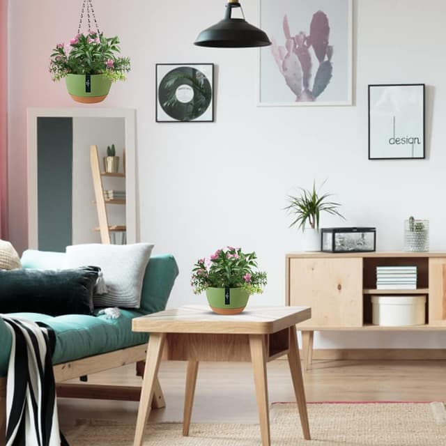 Thumbnail 3 de EACHPT Blumenampel 21 cm Hängepflanzgefäß