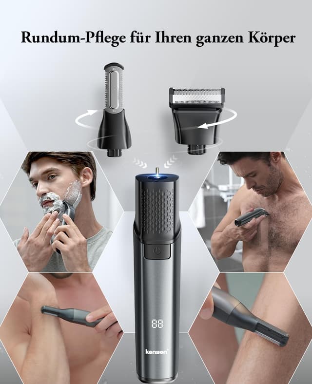Detalle 2 de kensen 2-in-1 Intimrasierer 100 Minuten 🪒