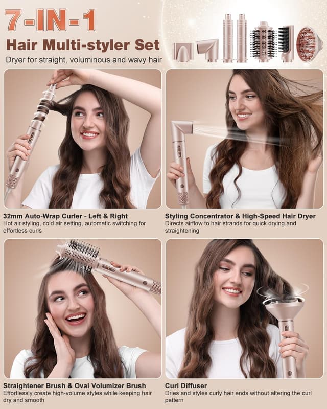 Detalle 2 de 7MAGIC 7 in 1 Hair Styler 1400W