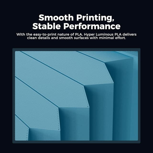 Thumbnail 5 de Creality Hyper Luminous PLA Filament for 3D Printing 1.75mm Red 1kg