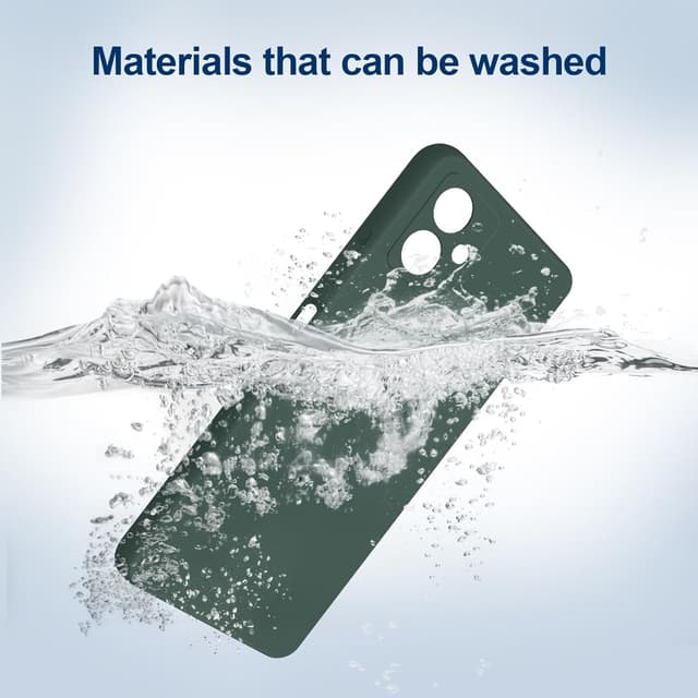 Detalle de GiiYoon Liquid-Silicone-Case für Motorola Moto G14 (grün) – weiche Hülle mit Rundumschutz