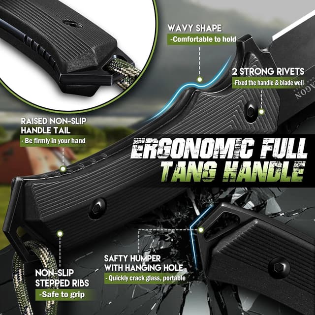 Thumbnail 3 de Dragon Creek Couteau de Camping D10 ⚙