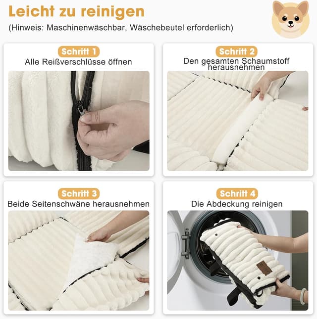 Thumbnail 5 de MIXJOY Hunde Autositz 48x48x38 cm Beige