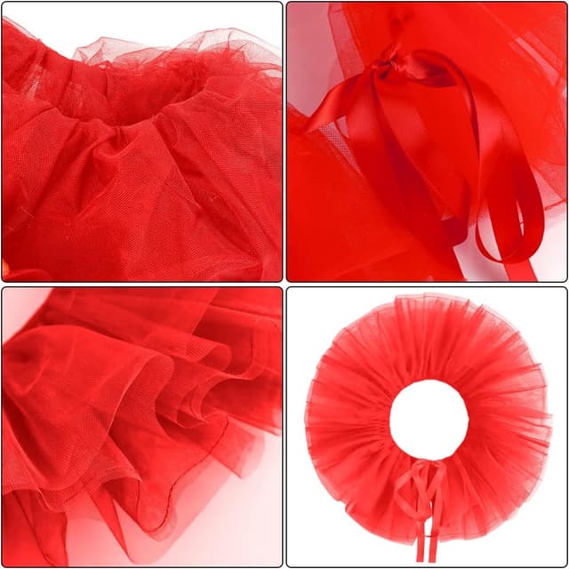 Detalle 2 de TaleMoon Gerüschter Tüllkragen 38 cm 🎭