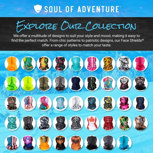 Thumbnail 5 de S A Company 5-Pack UV Face Shield 30+