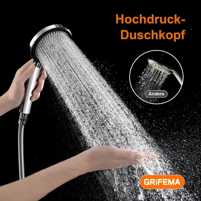 Detalle 1 de Handbrause GRIFEMA G807 mit 3 Strahlarten