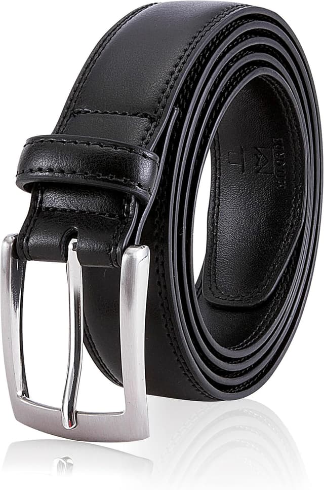 Imagen de MILORDE Men's Genuine Leather Dress Belt en OfertitasTOP