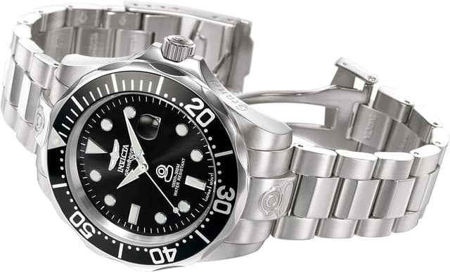 Detalle de Invicta Pro Diver 3044 para hombre automático de acero inoxidable, 47 mm (Grand Diver)