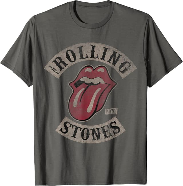 Imagen de Rolling Stones Camiseta Vintage Tour 1978 Asphalt en OfertitasTOP