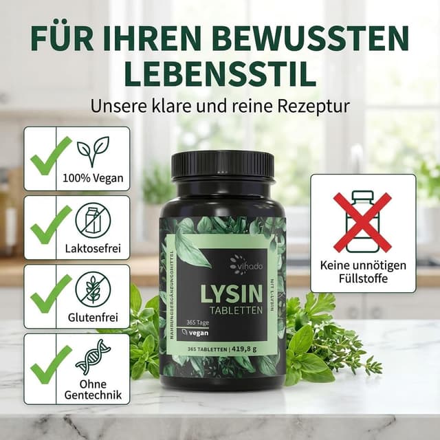 Thumbnail 3 de Vihado Lysin Tabletten 800 mg 365 St