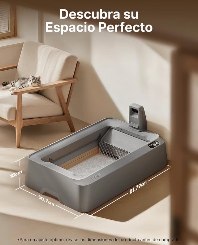 Thumbnail 6 de PETKIT PUROBOT Crystal Duo Arenero Autolimpiable