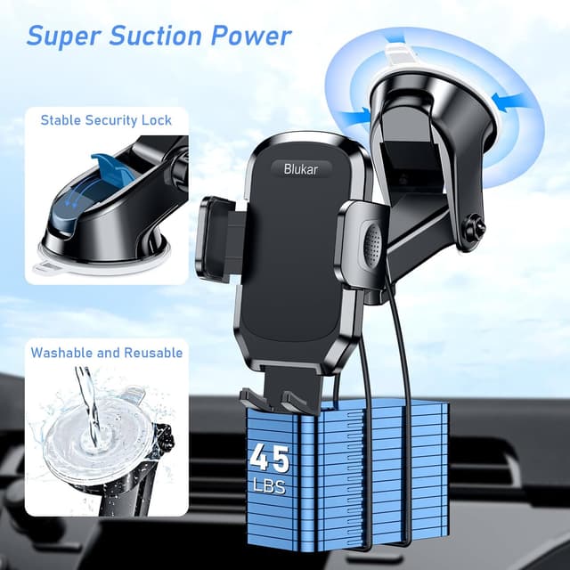 Thumbnail 2 de Blukar Car Phone Holder 360° rotation