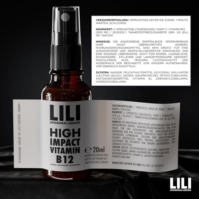 Detalle 2 de Vitamin B12 Spray 500 µg, 160 Sprühstöße