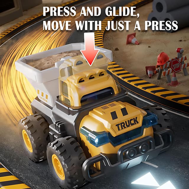 Detalle de CARLORBO Bagger Spielzeug für Kinder ab 3