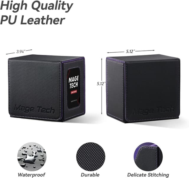 Detalle 2 de Mage Tech Card Deck Box for MTG Commander 100ct