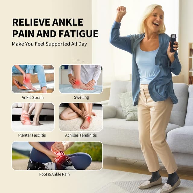 Thumbnail 4 de CAMBIVO Tobillera estabilizadora 15-20 mmHg