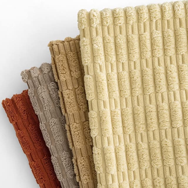 Thumbnail 6 de MIULEE Corduroy Cushion Covers 40x40 cm (16x16 in) Caramel Square, Pack of 2