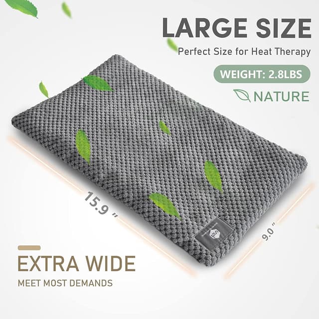 Thumbnail 6 de UNCN Wide Microwave Heat Pad 40 × 23 cm for Back, Neck & Shoulders