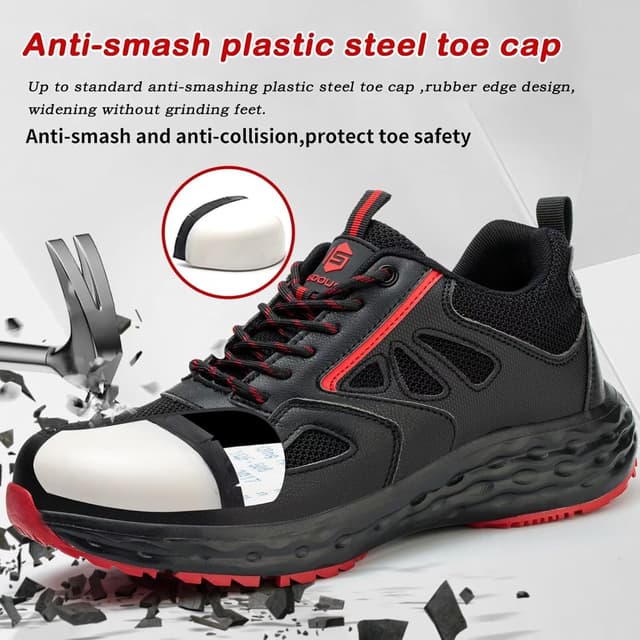 Thumbnail 3 de ISOOUS Sicherheitsschuhe Leicht mit Kunststoffkappe