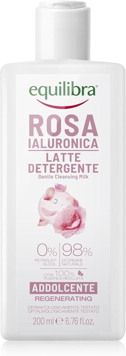 Imagen de Equilibra Latte Detergente Rosa Ialuronica 200ml en OfertitasTOP