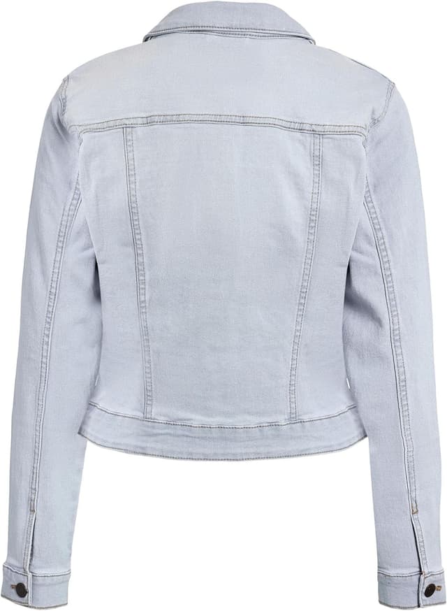 Detalle 2 de Noisy May women’s Nmdebra long-sleeve denim jacket (light blue)