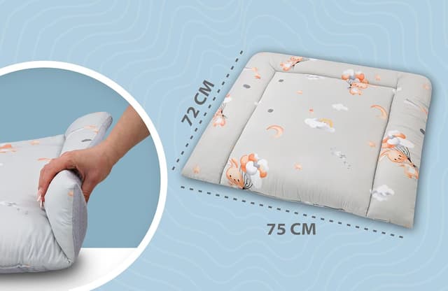 Detalle de Colchon cambiador bebe comoda 75x72 cm