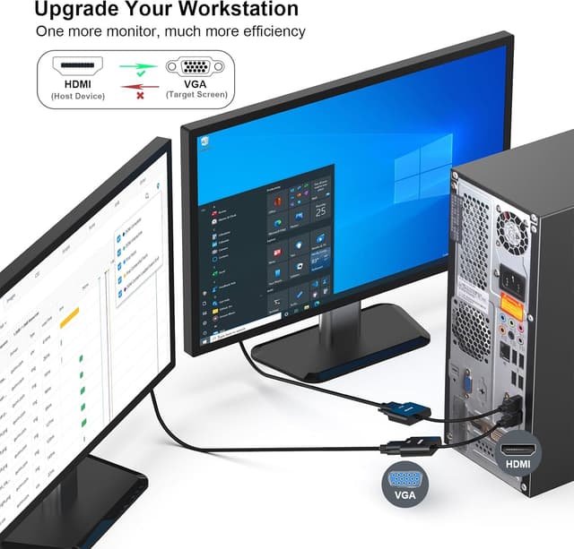 Thumbnail 6 de BENFEI Adattatore HDMI a VGA Unidirezionale
