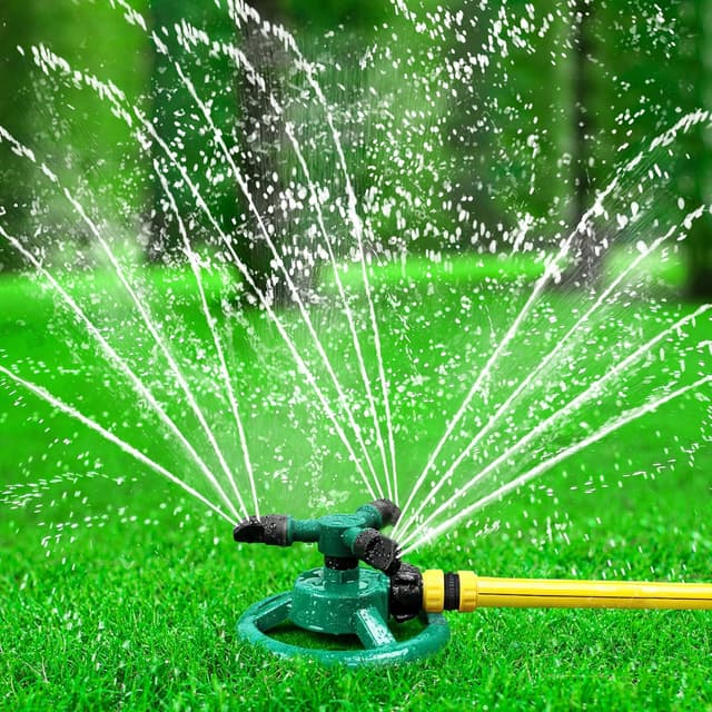 Detalle de HTLY SPR Automatic Garden Sprinkler (360° rotating, 3 arms)