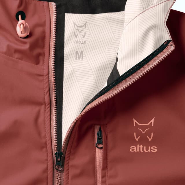 Detalle de Altus Baikal Woman chaqueta impermeable 10.000 mm