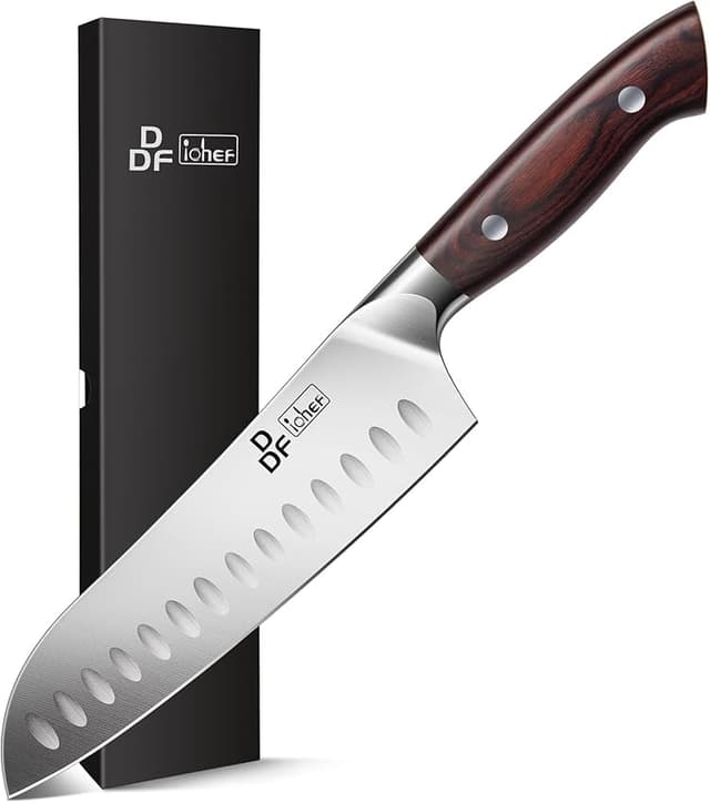 Detalle de DDF iohEF Cuchillo Santoku 18 cm para chef 🍴