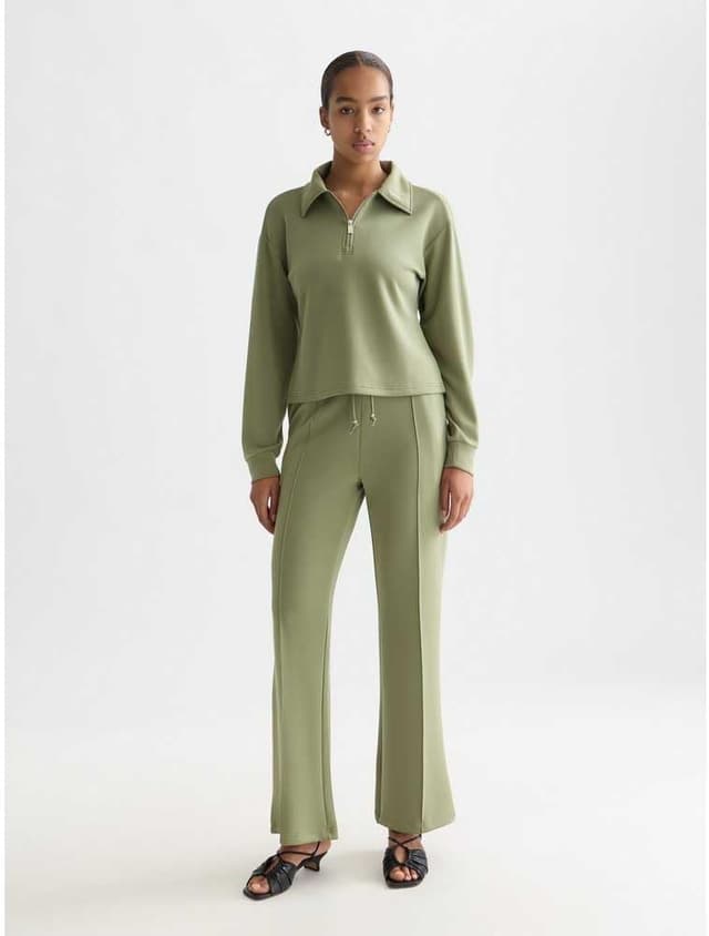 Detalle 2 de Scotch & Soda Modal Utility Sweatshirt pour femme – maillot de survêtement confortable