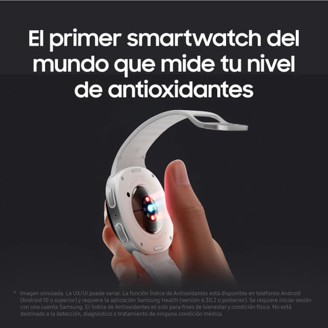 Thumbnail 6 de Samsung Galaxy Watch8 smartwatch 44mm Plata Cellular