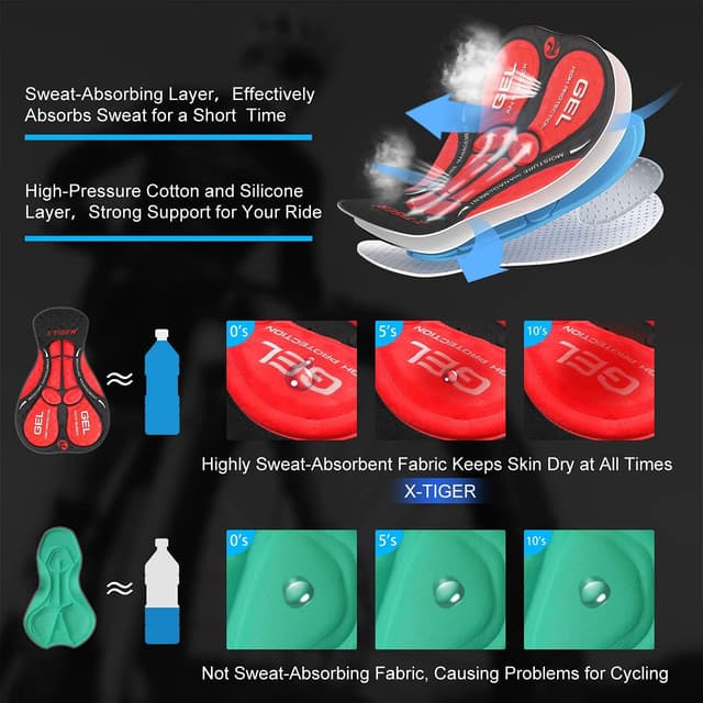 Thumbnail 6 de X-TIGER 5D Gel, salopette ciclistica uomo