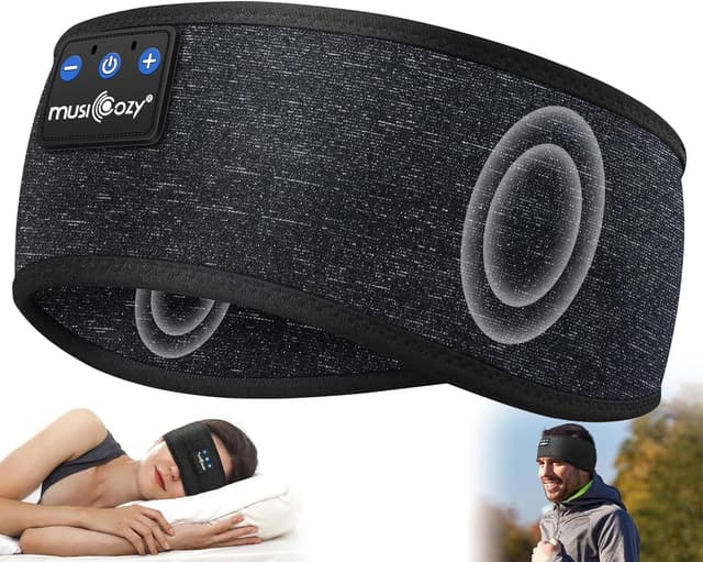 Detalle de MUSICOZY Bluetooth 5.4 sleep headband
