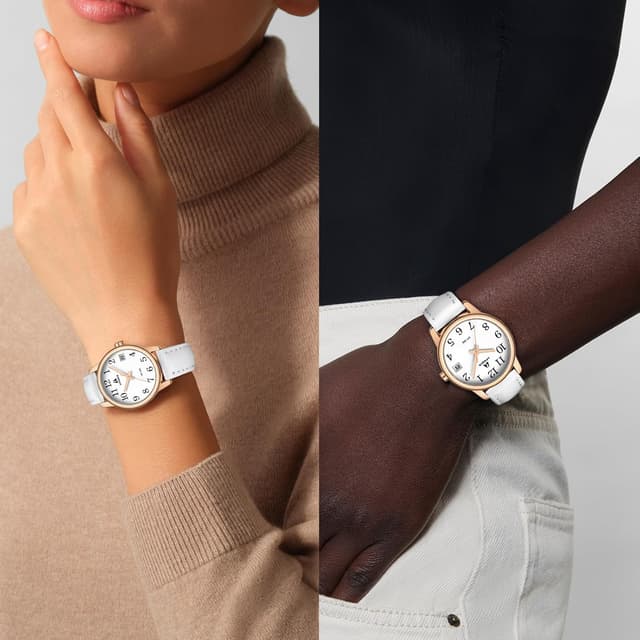 Detalle 2 de LN LENQIN Ladies Analog Quartz Watch with Leather Strap (Waterproof, 3 ATM)