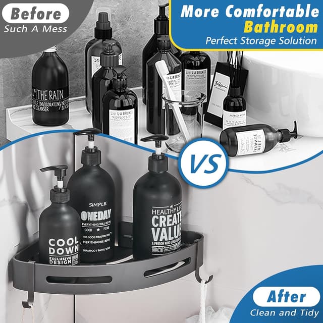 Detalle de GRICOL Étagère d'angle métallique 10 kg